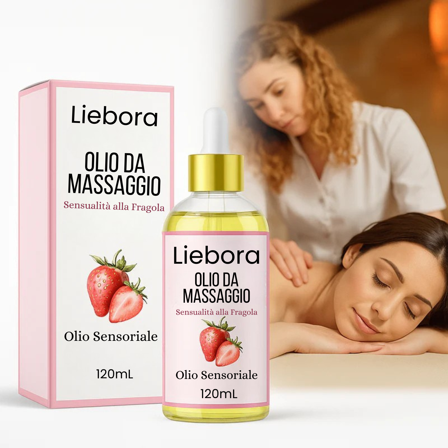 Olio da massaggio sensuale