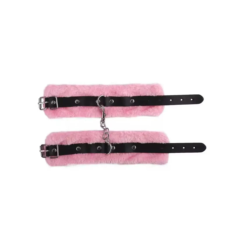 Manette in Velluto Rosa