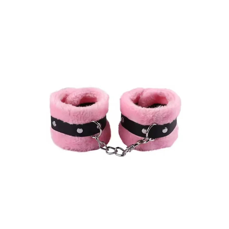 Manette in Velluto Rosa